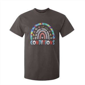 Autism Awareness T Shirt For Kid Sped Education Teacher Rainbow Reading TS10 Dark Chocolate Print Your Wear