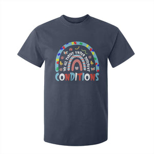 Autism Awareness T Shirt For Kid Sped Education Teacher Rainbow Reading TS10 Navy Print Your Wear