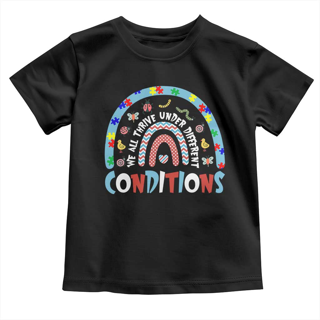 Autism Awareness Toddler T Shirt Sped Education Teacher Rainbow Reading TS10 Black Print Your Wear