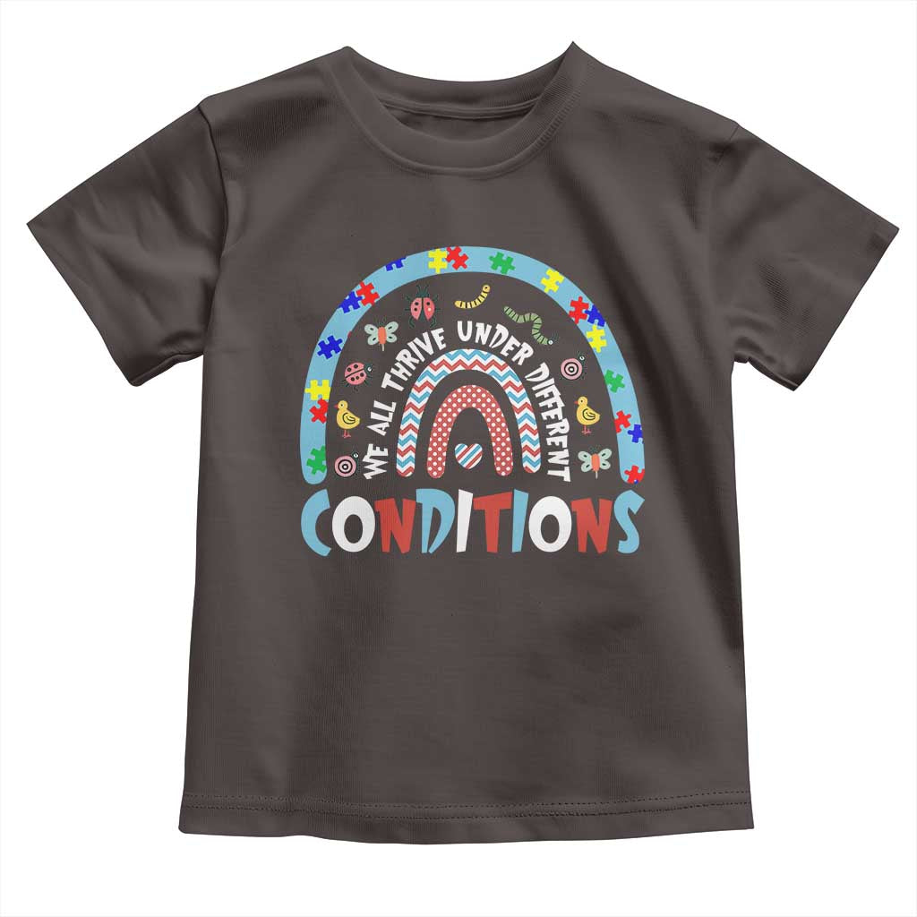 Autism Awareness Toddler T Shirt Sped Education Teacher Rainbow Reading TS10 Dark Chocolate Print Your Wear