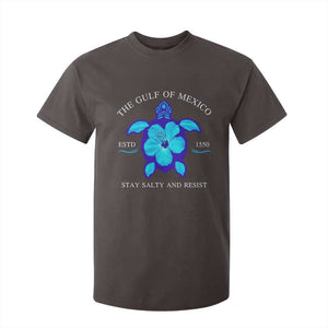 Gulf of Mexico T Shirt For Kid Texas Alabama Florida Beach Turtle Hibiscus TS10 Dark Chocolate Print Your Wear