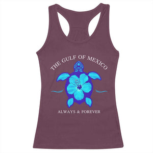 Gulf of Mexico Racerback Tank Top Texas Alabama Florida Beach Mexican Always And Forever TS10 Maroon Print Your Wear