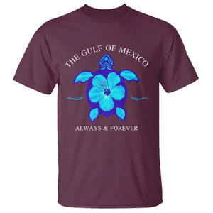 Gulf of Mexico T Shirt Texas Alabama Florida Beach Mexican Always And Forever TS10 Maroon Print Your Wear