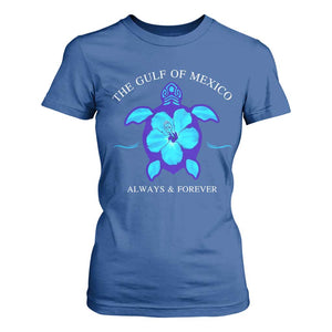 Gulf of Mexico T Shirt For Women Texas Alabama Florida Beach Mexican Always And Forever TS10 Royal Blue Print Your Wear