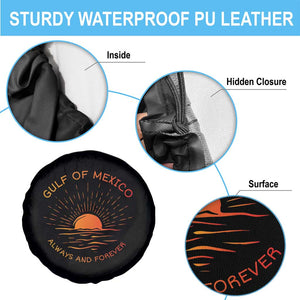 Gulf of Mexico Spare Tire Cover Always and Forever Sunny Vibes TS10 Print Your Wear