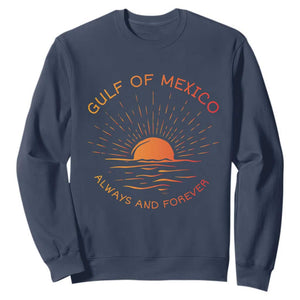 Gulf of Mexico Sweatshirt Always and Forever Sunny Vibes TS10 Navy Print Your Wear