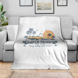 Gulf of Mexico Throw Blanket Always And Forever Resist TS10 Print Your Wear