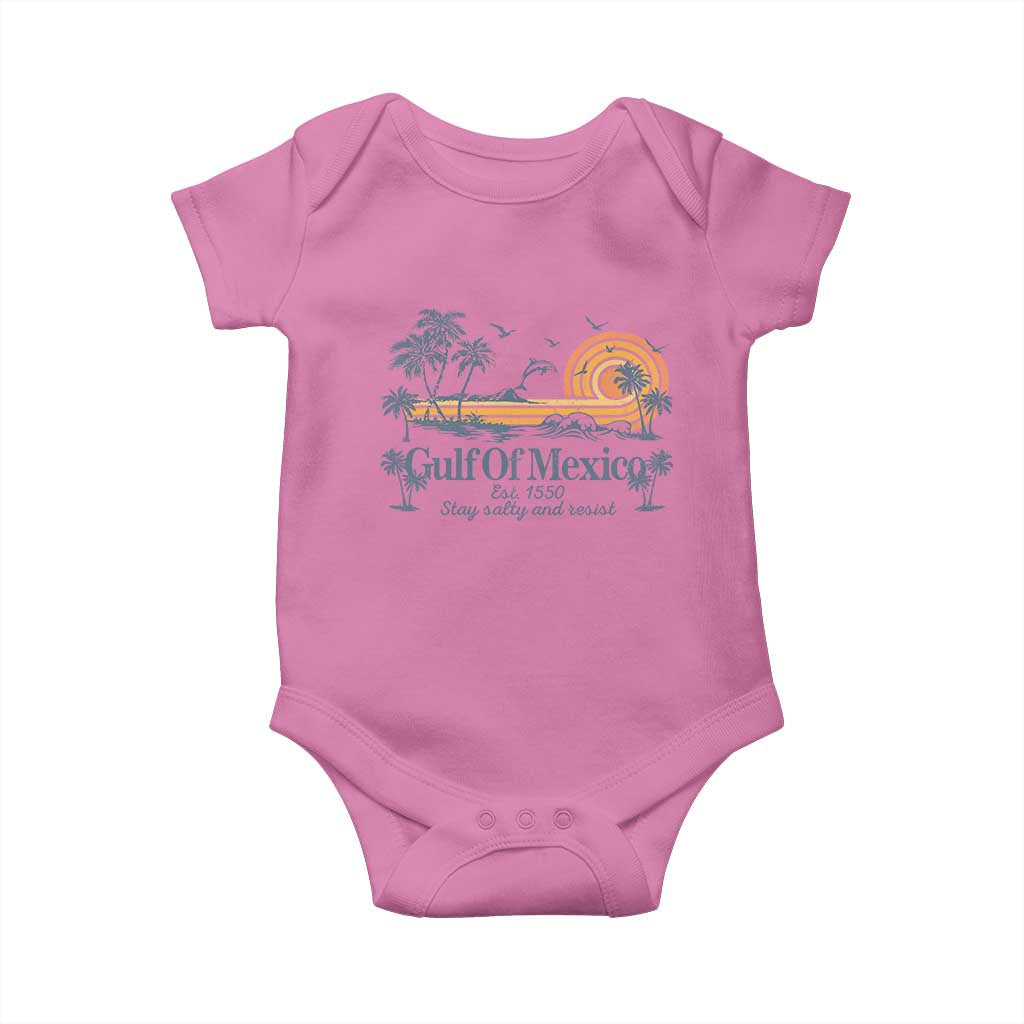 Gulf of Mexico Baby Onesie Always And Forever Resist TS10 Azalea Print Your Wear