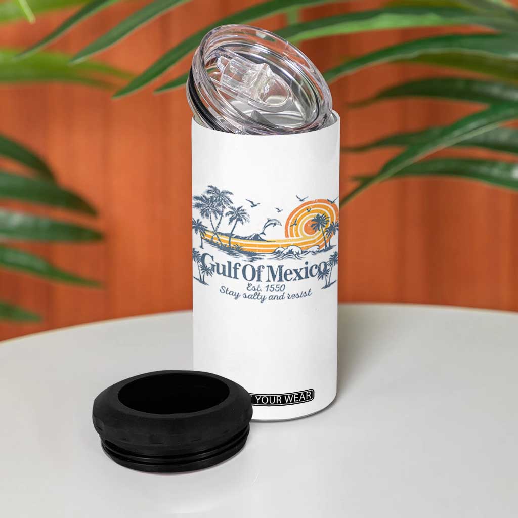 Gulf of Mexico 4 in 1 Can Cooler Tumbler Always And Forever Resist TS10 Print Your Wear