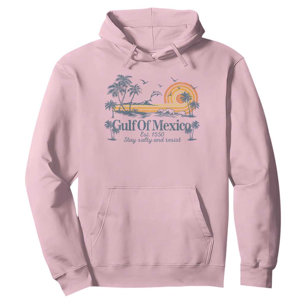 Gulf of Mexico Hoodie Always And Forever Resist TS10 Light Pink Print Your Wear