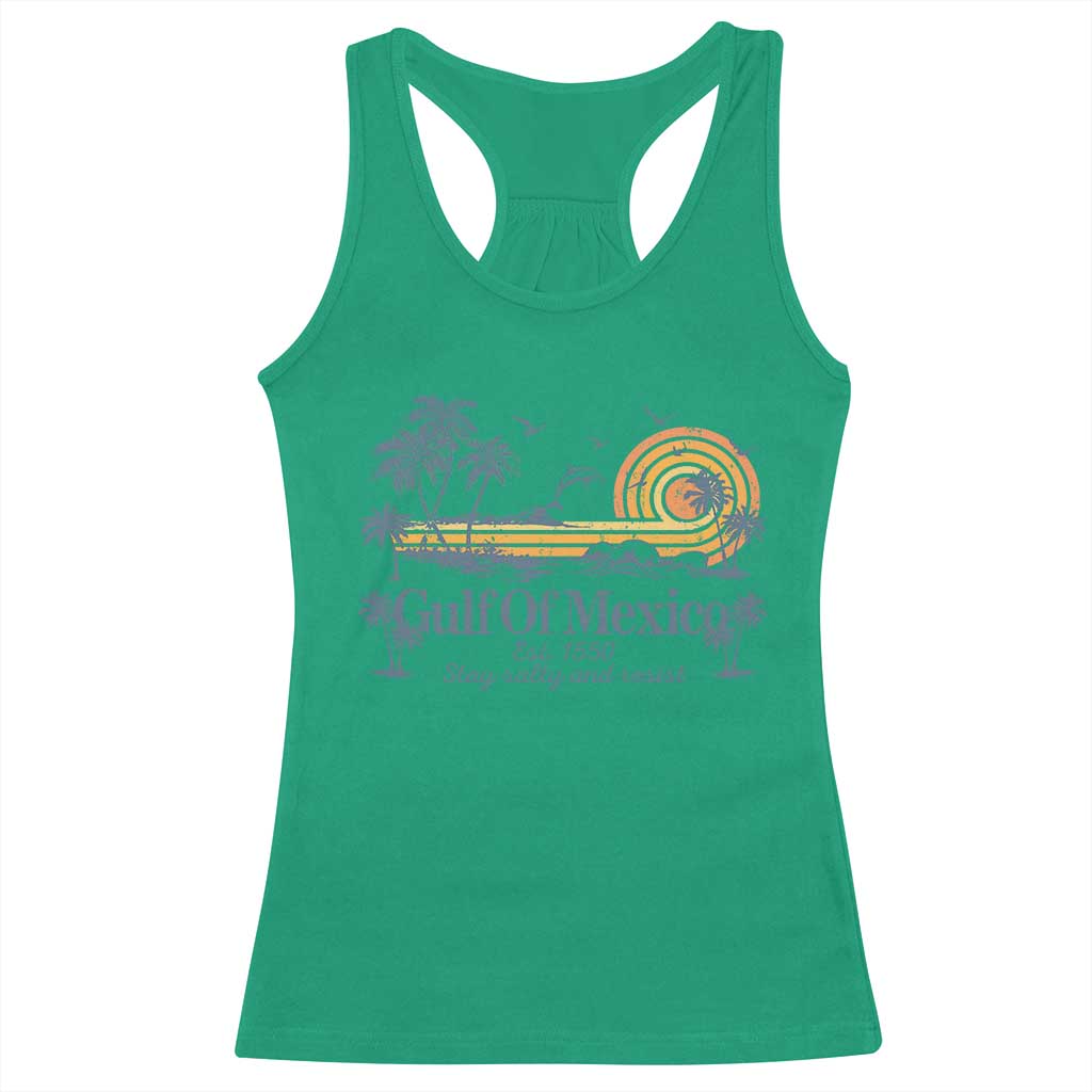 Gulf of Mexico Racerback Tank Top Always And Forever Resist TS10 Irish Green Print Your Wear