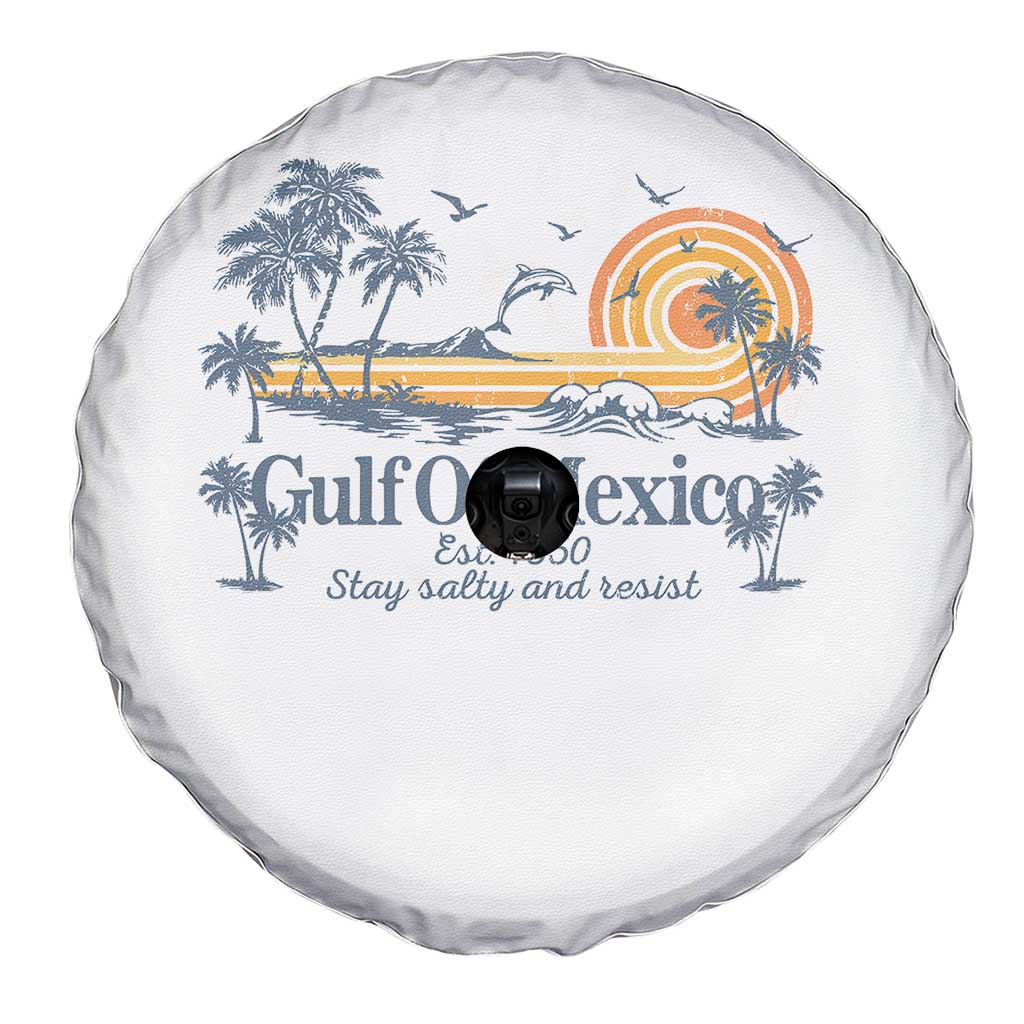 Gulf of Mexico Spare Tire Cover Always And Forever Resist TS10 Print Your Wear