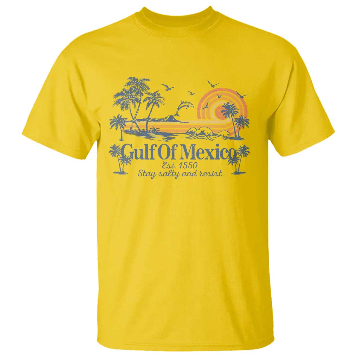 Gulf of Mexico T Shirt Always And Forever Resist TS10 Daisy Print Your Wear