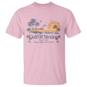 Gulf of Mexico T Shirt Always And Forever Resist TS10 Light Pink Print Your Wear