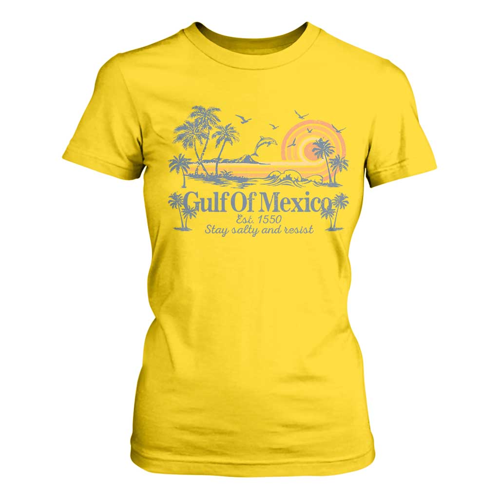 Gulf of Mexico T Shirt For Women Always And Forever Resist TS10 Daisy Print Your Wear