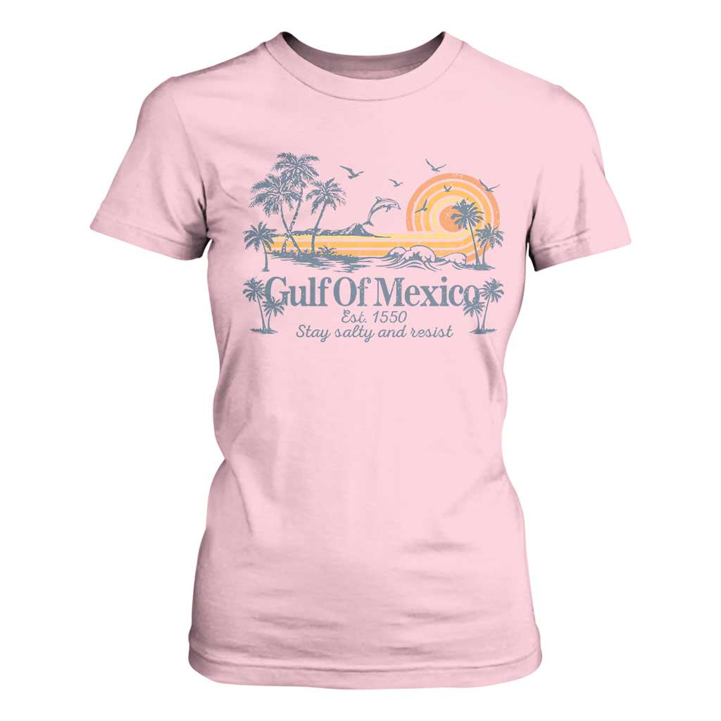 Gulf of Mexico T Shirt For Women Always And Forever Resist TS10 Light Pink Print Your Wear