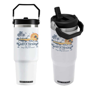Gulf of Mexico Flip Straw Tumbler Always And Forever Resist TS10 One Size: 30 oz White Print Your Wear