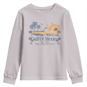 Gulf of Mexico Youth Sweatshirt Always And Forever Resist TS10 Ice Gray Print Your Wear