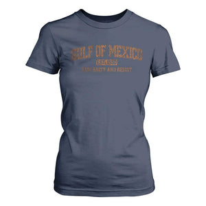 Gulf of Mexico T Shirt For Women Est 1550 and Forever Retro Mexican Beach TS10 Navy Print Your Wear
