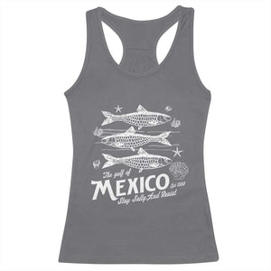 Gulf of Mexico Racerback Tank Top Golfo de México 1550 Texas Alabama Florida Beach TS10 Charcoal Print Your Wear