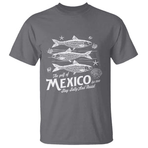 Gulf of Mexico T Shirt Golfo de México 1550 Texas Alabama Florida Beach TS10 Charcoal Print Your Wear