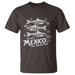 Gulf of Mexico T Shirt Golfo de México 1550 Texas Alabama Florida Beach TS10 Dark Chocolate Print Your Wear