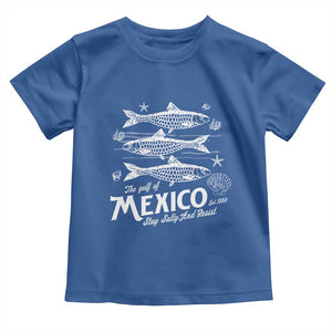 Gulf of Mexico Toddler T Shirt Golfo de México 1550 Texas Alabama Florida Beach TS10 Royal Blue Print Your Wear