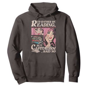 Funny Reading Hoodie Hilarious Bookworm Book Lover Reader Gift TS10 Dark Chocolate Print Your Wear