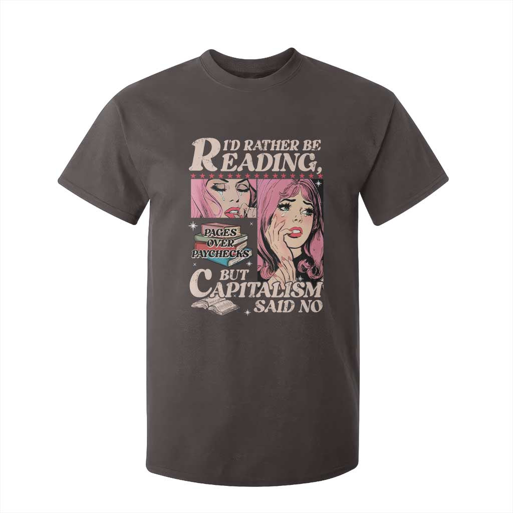 Funny Reading T Shirt For Kid Hilarious Bookworm Book Lover Reader Gift TS10 Dark Chocolate Print Your Wear