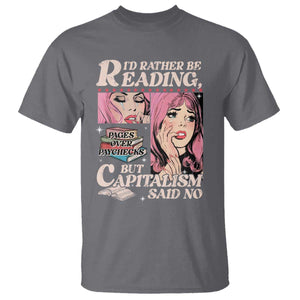 Funny Reading T Shirt Hilarious Bookworm Book Lover Reader Gift TS10 Charcoal Print Your Wear