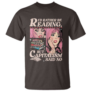 Funny Reading T Shirt Hilarious Bookworm Book Lover Reader Gift TS10 Dark Chocolate Print Your Wear