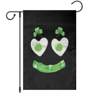 Funny Irish St Patricks Day Shamrock Garden Flag Green Eggs Smile Brunch Breakfast TS10 Black Print Your Wear