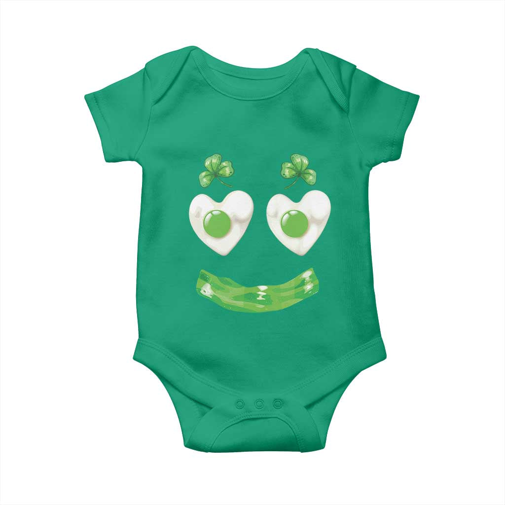 Funny Irish St Patricks Day Shamrock Baby Onesie Green Eggs Smile Brunch Breakfast TS10 Irish Green Print Your Wear