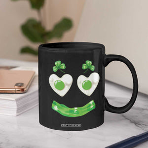 Funny Irish St Patricks Day Shamrock Coffee Mug Green Eggs Smile Brunch Breakfast TS10 Print Your Wear