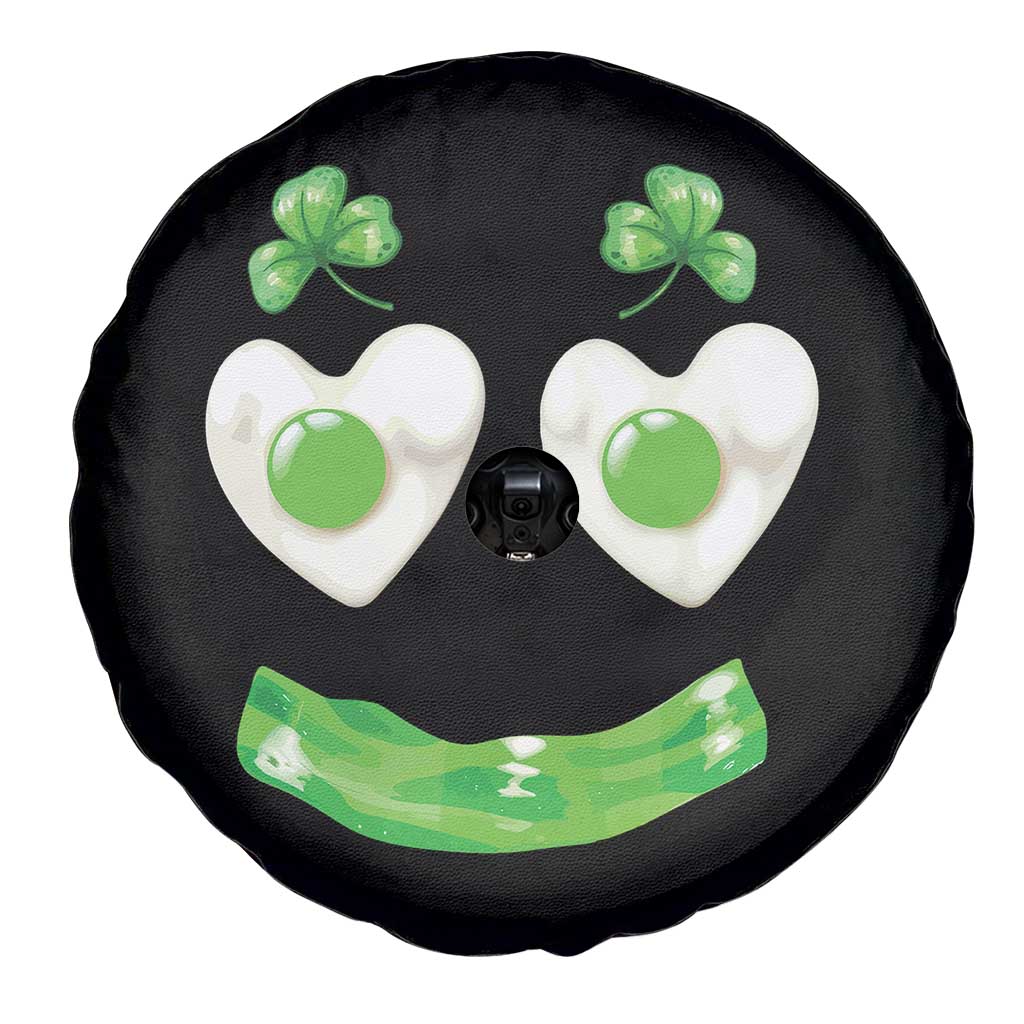 Funny Irish St Patricks Day Shamrock Spare Tire Cover Green Eggs Smile Brunch Breakfast TS10 Print Your Wear