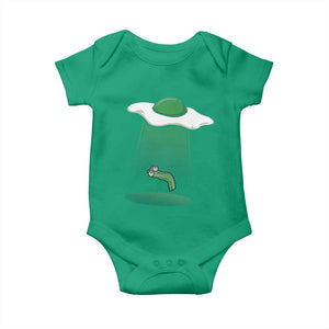 Funny Irish St Patricks Day Baby Onesie UFO Egg Bacon Abduction Funny TS10 Irish Green Print Your Wear