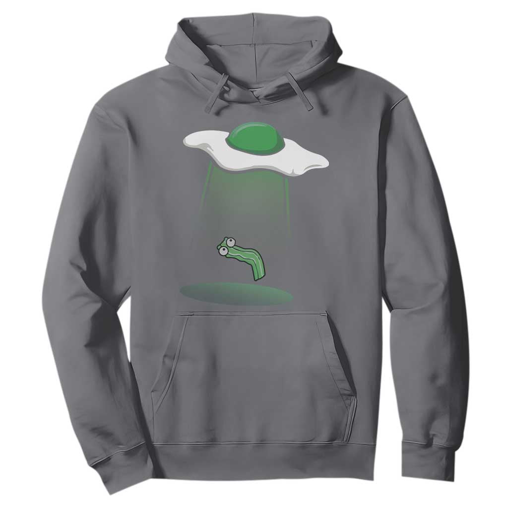 Funny Irish St Patricks Day Hoodie UFO Egg Bacon Abduction Funny TS10 Charcoal Print Your Wear
