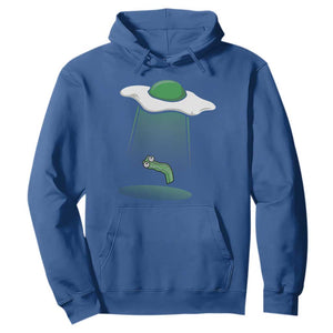 Funny Irish St Patricks Day Hoodie UFO Egg Bacon Abduction Funny TS10 Royal Blue Print Your Wear