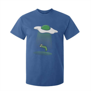 Funny Irish St Patricks Day T Shirt For Kid UFO Egg Bacon Abduction Funny TS10 Royal Blue Print Your Wear