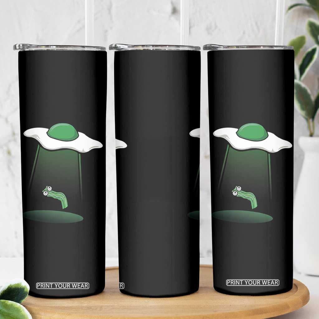 Funny Irish St Patricks Day Skinny Tumbler UFO Egg Bacon Abduction Funny TS10 Print Your Wear