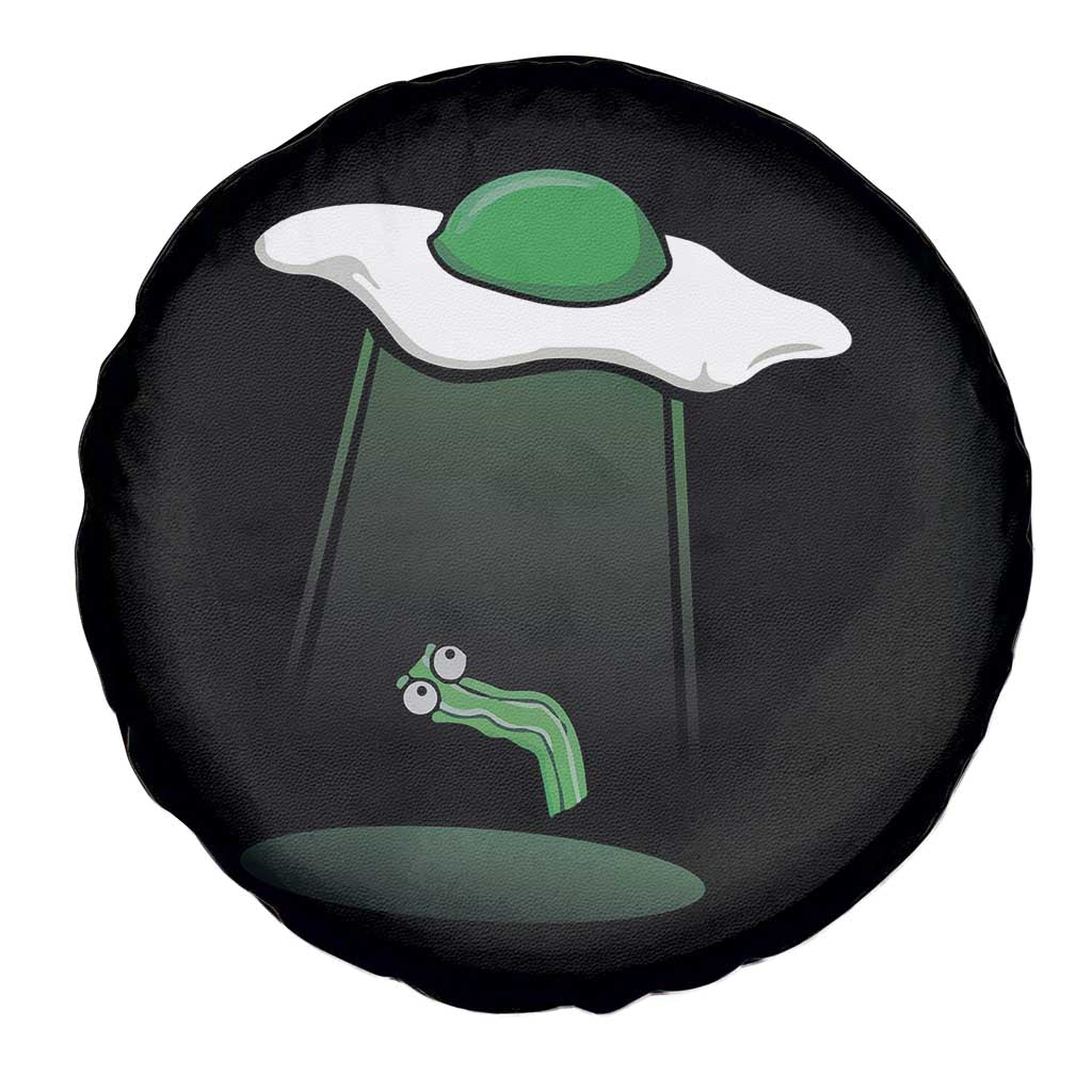 Funny Irish St Patricks Day Spare Tire Cover UFO Egg Bacon Abduction Funny TS10 Print Your Wear