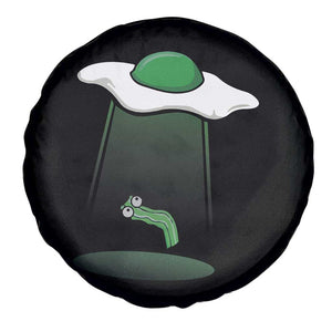 Funny Irish St Patricks Day Spare Tire Cover UFO Egg Bacon Abduction Funny TS10 Print Your Wear