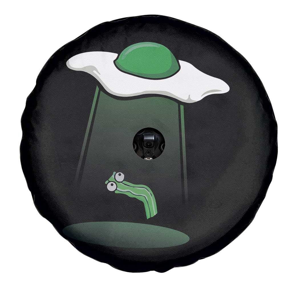 Funny Irish St Patricks Day Spare Tire Cover UFO Egg Bacon Abduction Funny TS10 Print Your Wear