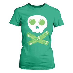Funny St Patricks Day T Shirt For Women Bacon & Eggs Skull & Crossbones TS10 Irish Green Print Your Wear
