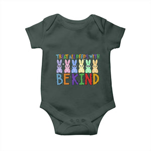 Teacher Easter Baby Onesie Treat All Peeps With Kindness Funny Bunny TS10 Print Your Wear