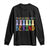 Teacher Easter Long Sleeve Shirt Treat All Peeps With Kindness Funny Bunny TS10 Black Print Your Wear