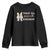 Bunny Coquette Ears Easter Teachers Youth Sweatshirt Treat All Peeps With Kindness TS10 Black Print Your Wear