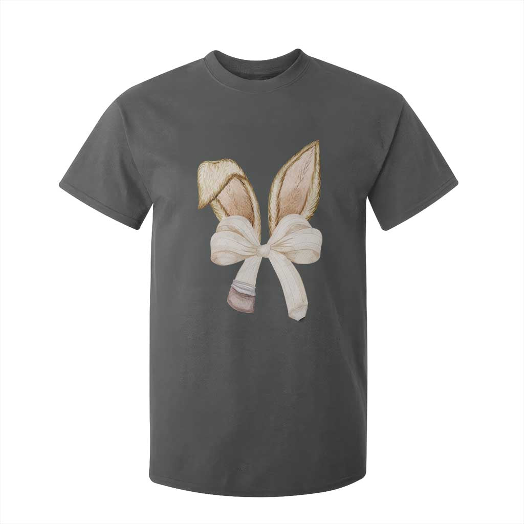 Easter Teachers Bunny Coquette Ears T Shirt For Kid TS10 Dark Heather Print Your Wear