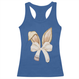 Easter Teachers Bunny Coquette Ears Racerback Tank Top TS10 Royal Blue Print Your Wear