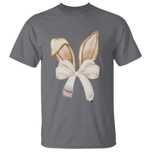 Easter Teachers Bunny Coquette Ears T Shirt TS10 Charcoal Print Your Wear